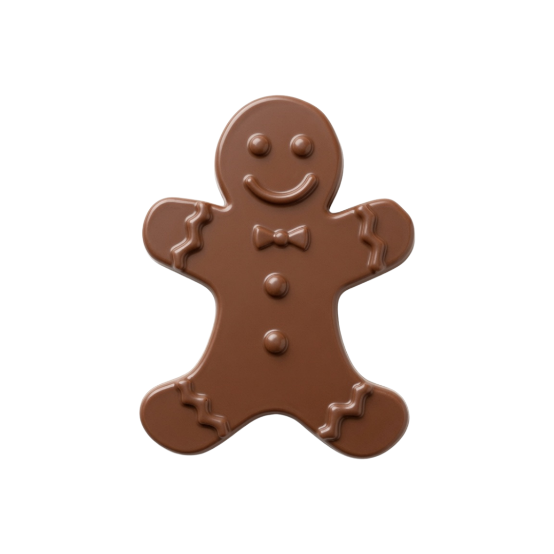 32% Milk Chocolate Gingerbread Man