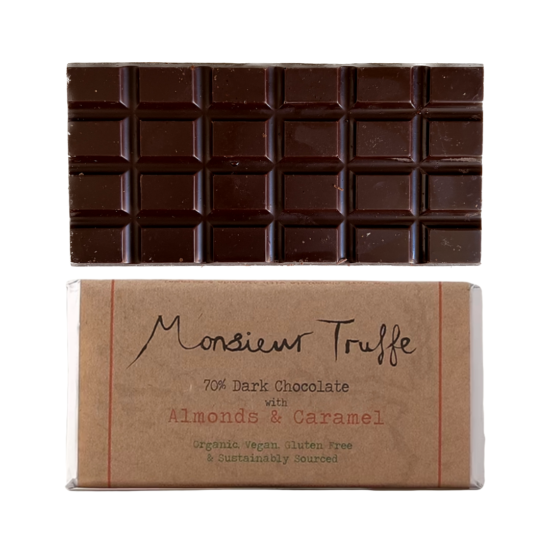 Dark 70% Caramelised Almonds