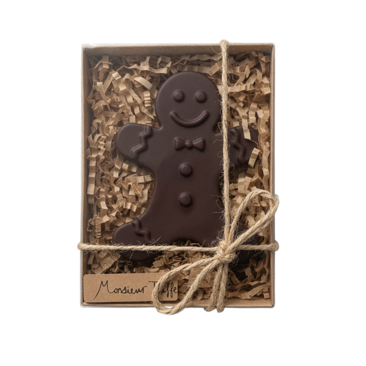 70% Dark Chocolate Gingerbread Man