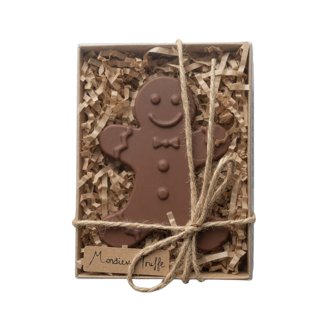 32% Milk Chocolate Gingerbread Man
