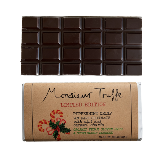 70% Dark Chocolate Peppermint Crisp