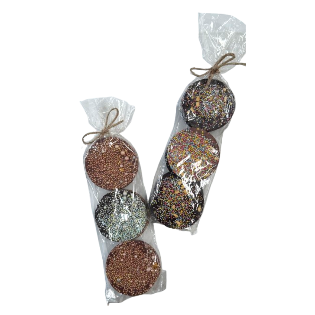 Mixed Milk & Dark Chocolate Mendiants