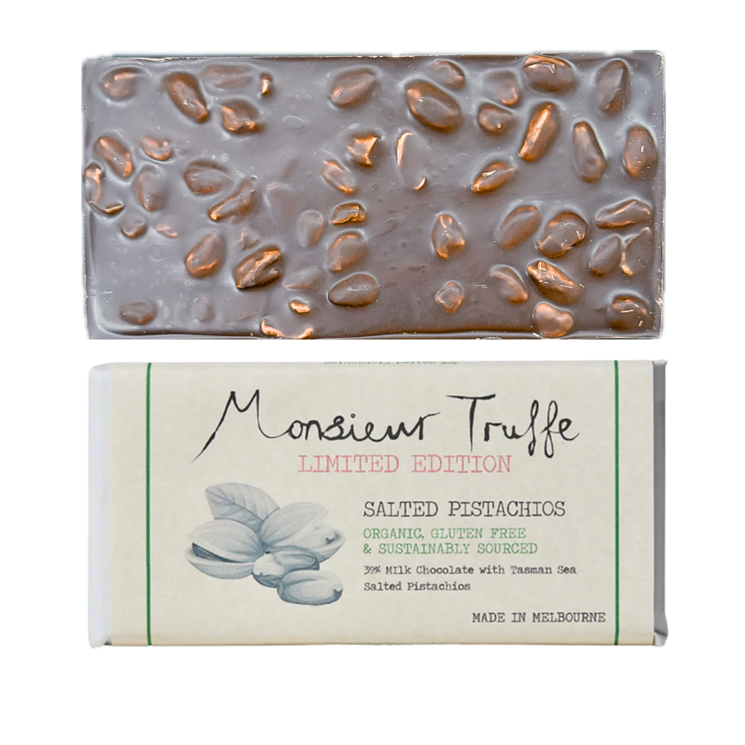 32% Milk Chocolate Salted Pistachios