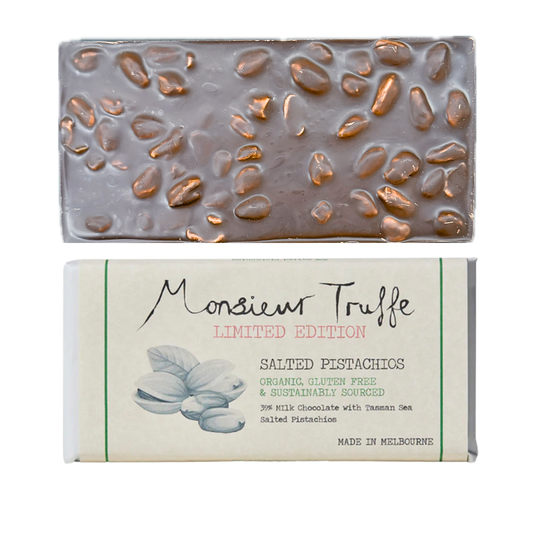 32% Milk Chocolate Salted Pistachios