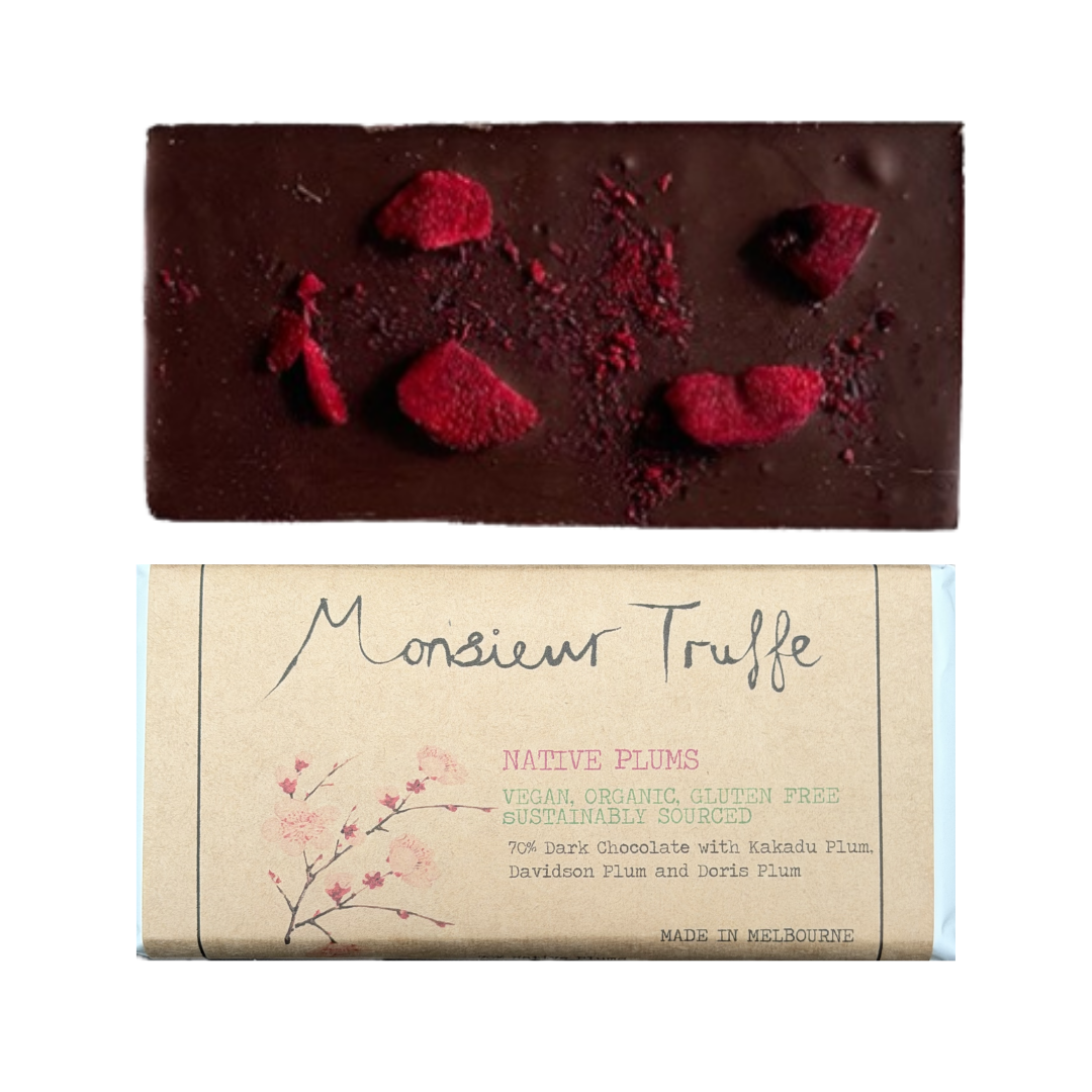70% Dark Chocolate Native Plums