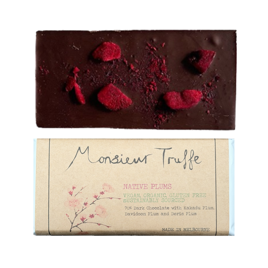 70% Dark Chocolate Native Plums