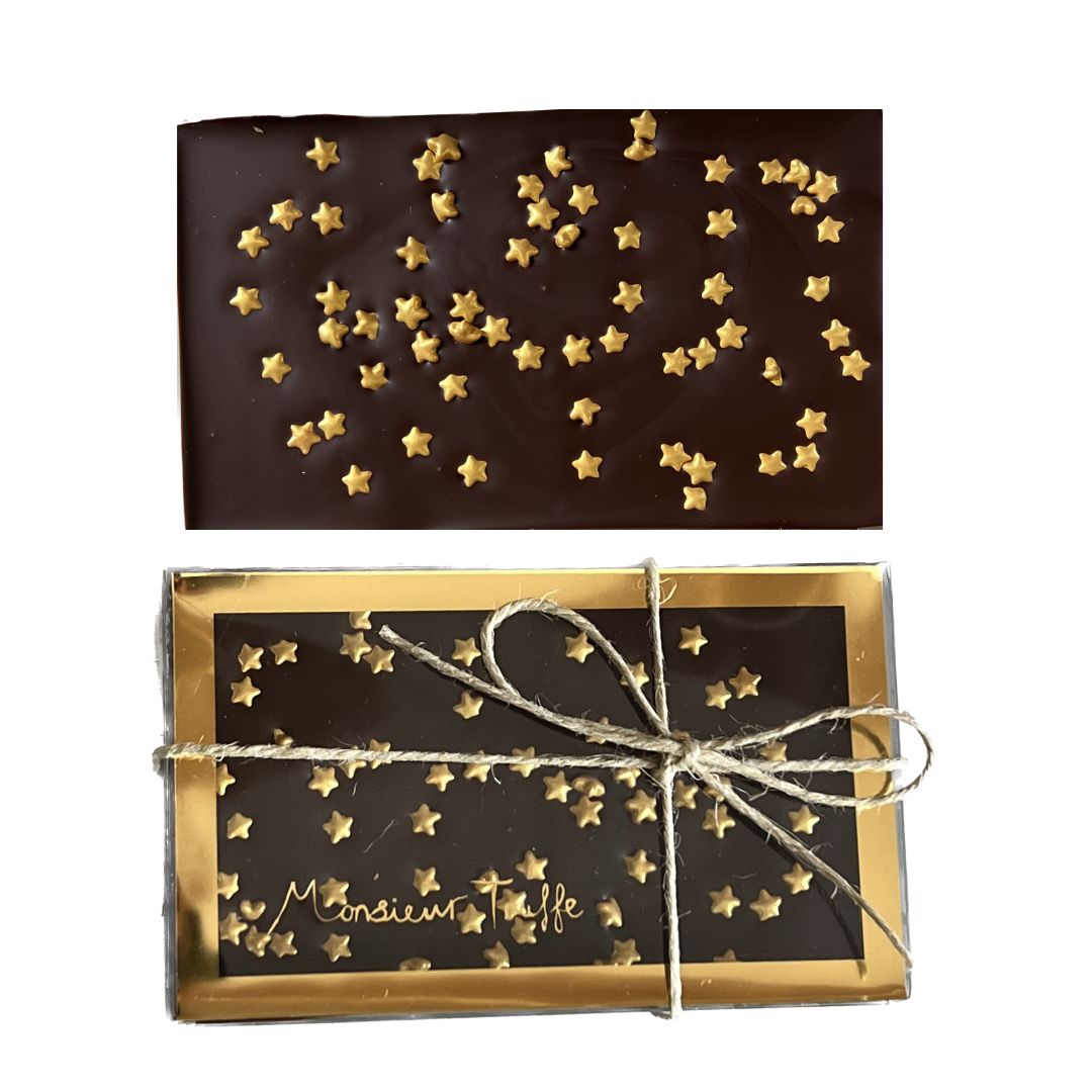 Dark Chocolate Gold Stars Gift Box